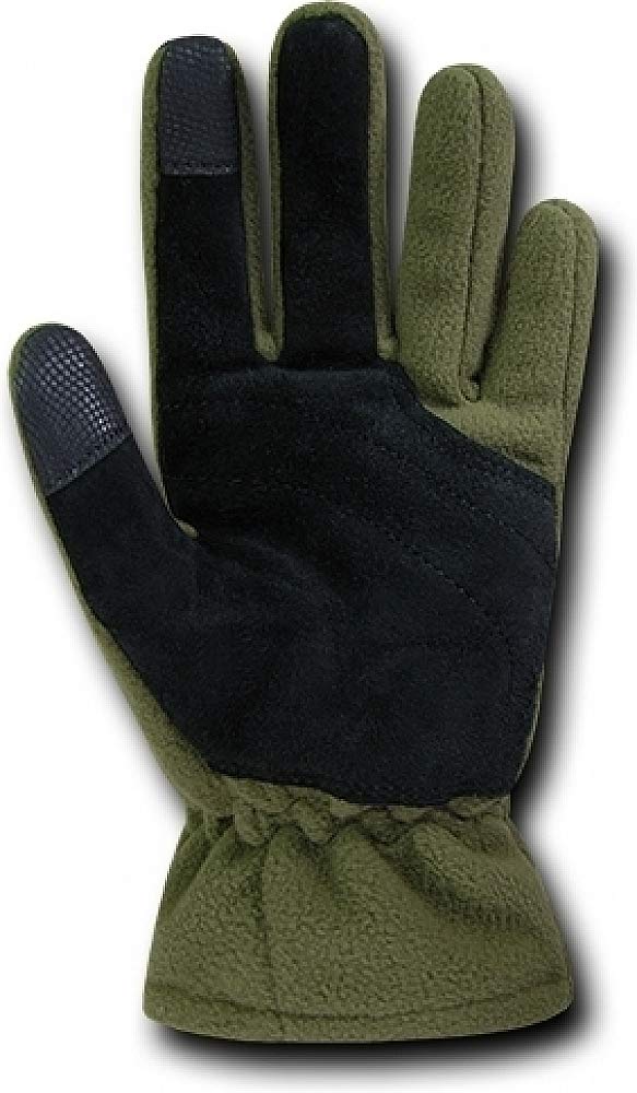 Rapdom Tactical Breathable Fleece Gloves, Olive Drab, X-Large