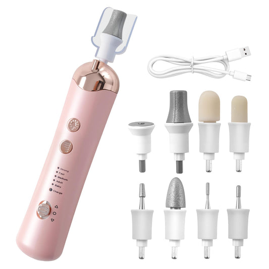 Droyek Electric Nail Drill Machine Nail Drill Electric File Nail File Kit for Beginners Acrylic Gel Nails Manicure Pedicure Polishing Shape Tool with 8 Bits Gel Nails and Home Salon Use