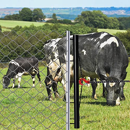 Chain Link Fabric Fence Stretcher,5-Thicken Hook Bar,31.5 Inch Woven Wire Stretcher,Fence Stretcher Tool,Steel,Black