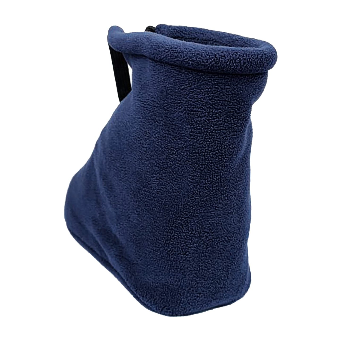 Winter Warm Cast Sock, Thick Fleece Foot Cast Cover - Below the Knee Cast Toe Boot Cover, Protective and Washable Cast Sleeve Wrap, Foot Warmer for Broken Foot, Adjustable Drawstring, Navy Blue