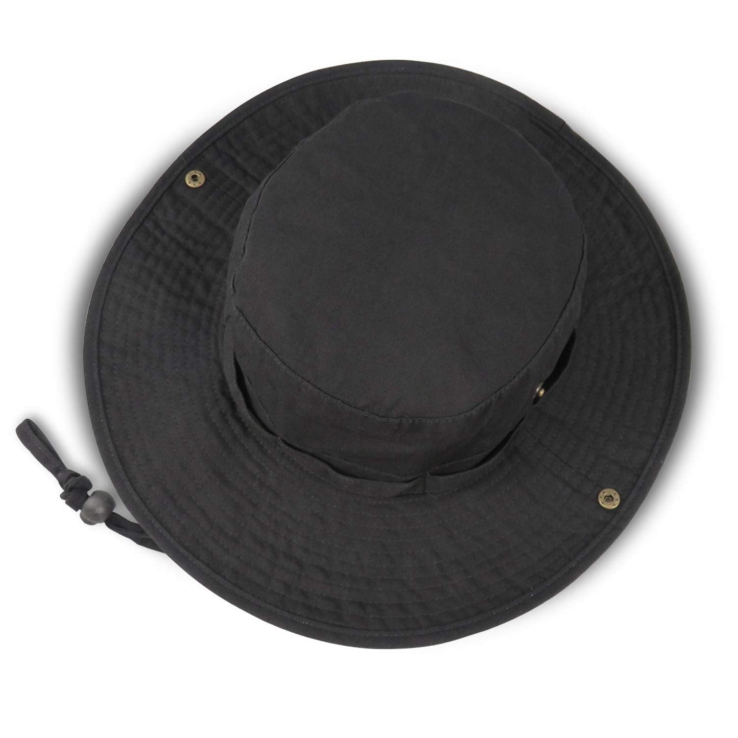 Phaiy Bucket Hat Wide Brim UV Protection Sun Hat Boonie Hats Fishing Hiking Safari Outdoor Hats for Men and Women Black