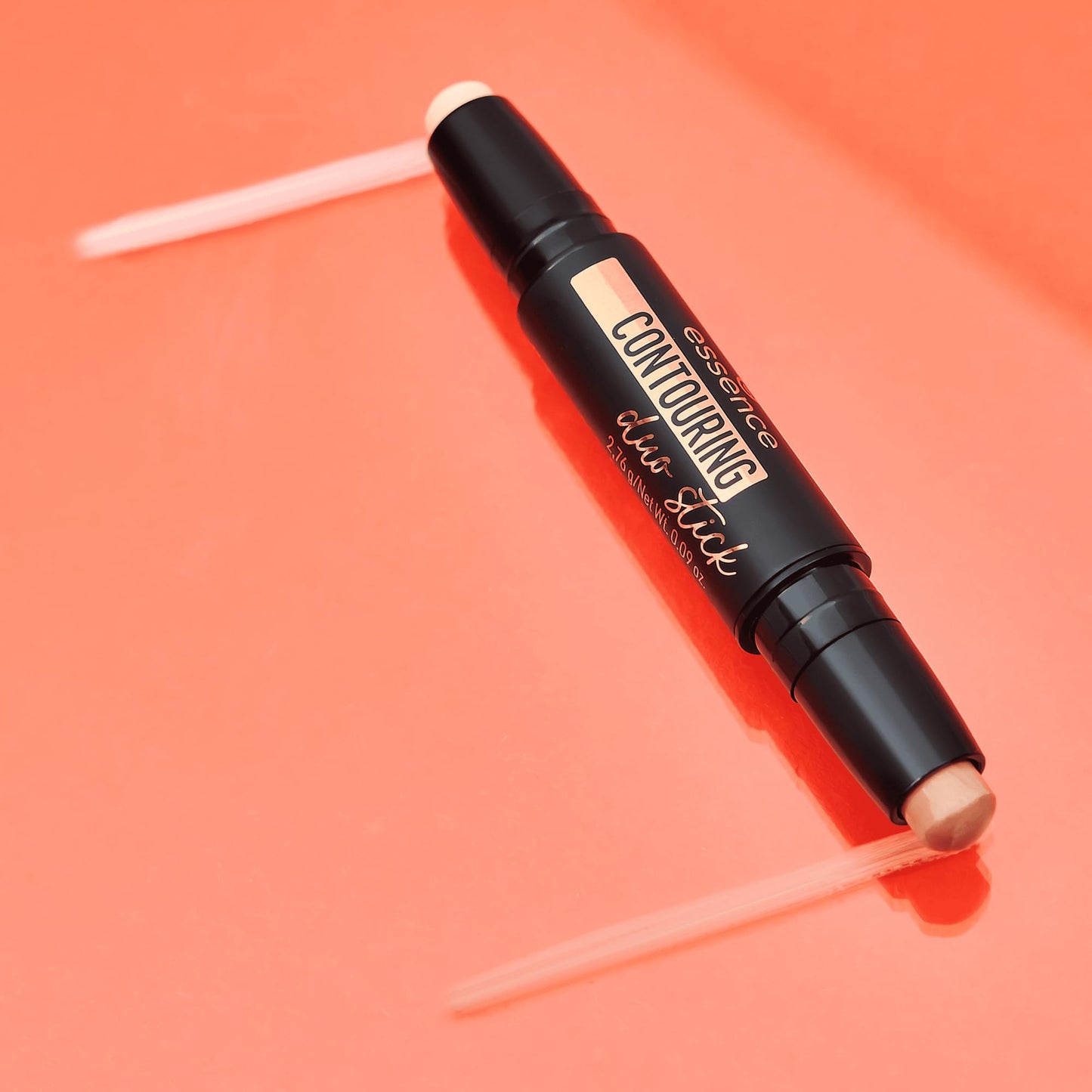 essence | Contour Duo Stick | 2-in-1 Highlight and Contour Slim Stick, Creamy, Buildable and Easy to Apply | Vegan & Cruelty Free (10 | Fair)