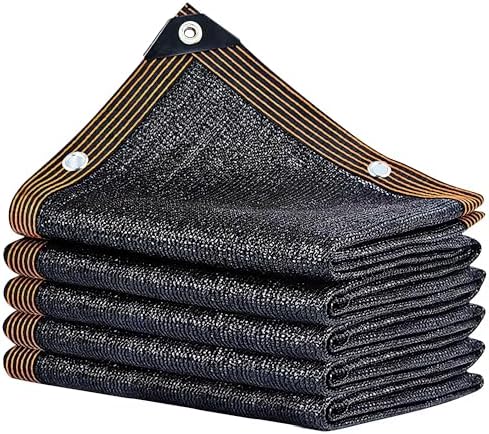 winemana 70% Black Shade Cloth, 6.6 x 16 FT Durable Mesh Tarp with Grommets, Resistant Garden Sun Shade Netting with Taped Edge for Plant Cover, Greenhouse, Patio, Tomatoes, Chicken Coop, Barn Kennel