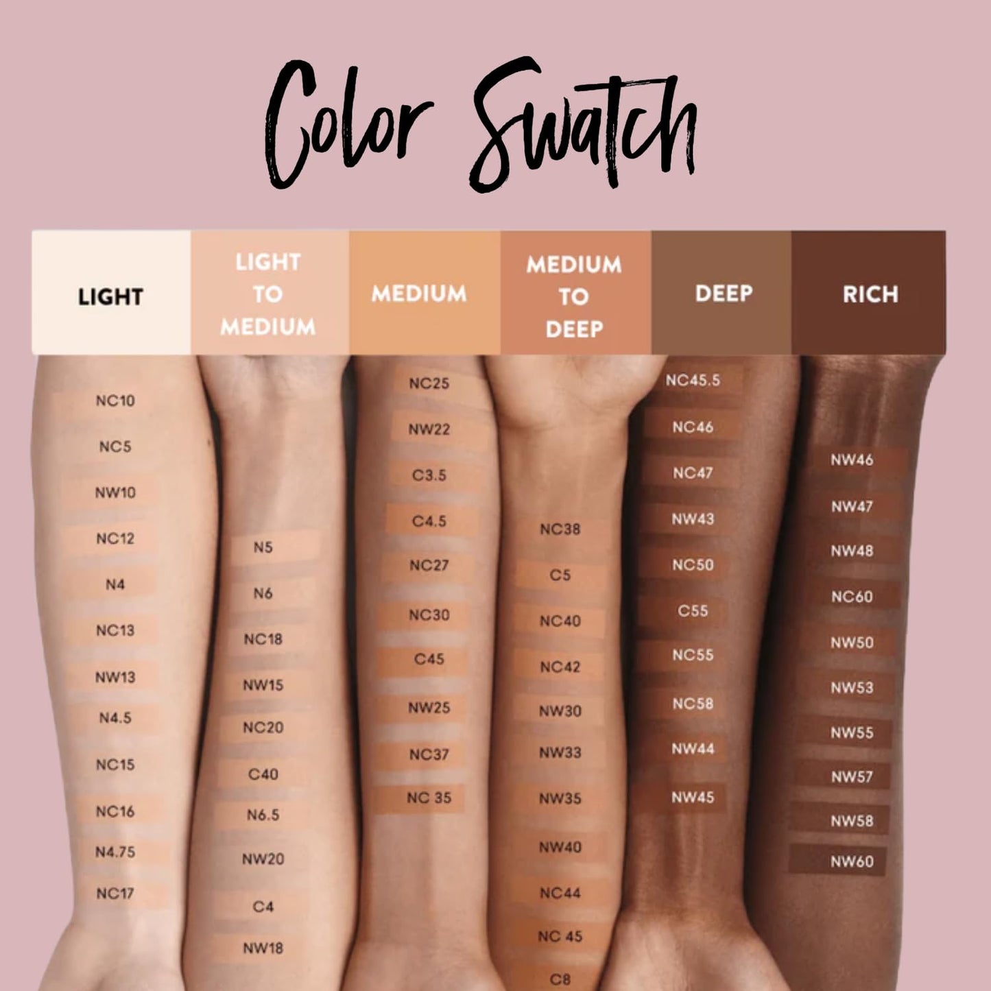Best Bronze Bombshell Body Makeup - Tattoo Cover Up Makeup & Body Foundation Waterproof - Tattoo Concealer Waterproof for Scars, Varicose Veins Cover Up & Leg Foundation (NW58 Rich Espresso Neutral)