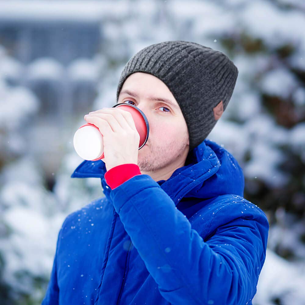 Cierto Winter Beanie for Men & Women | Cold Weather Polar Fleece Lining Knit Hat | Cuffed Stocking Cap Lined with Faux Wool