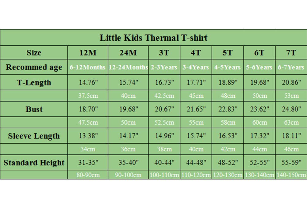 JWWN Toddler Boys Girls Thermal Tops Kids Winter Undershirt Stripe Turtleneck Fleece Baselayer Long Sleeve T Shirts,(Black,24Months)