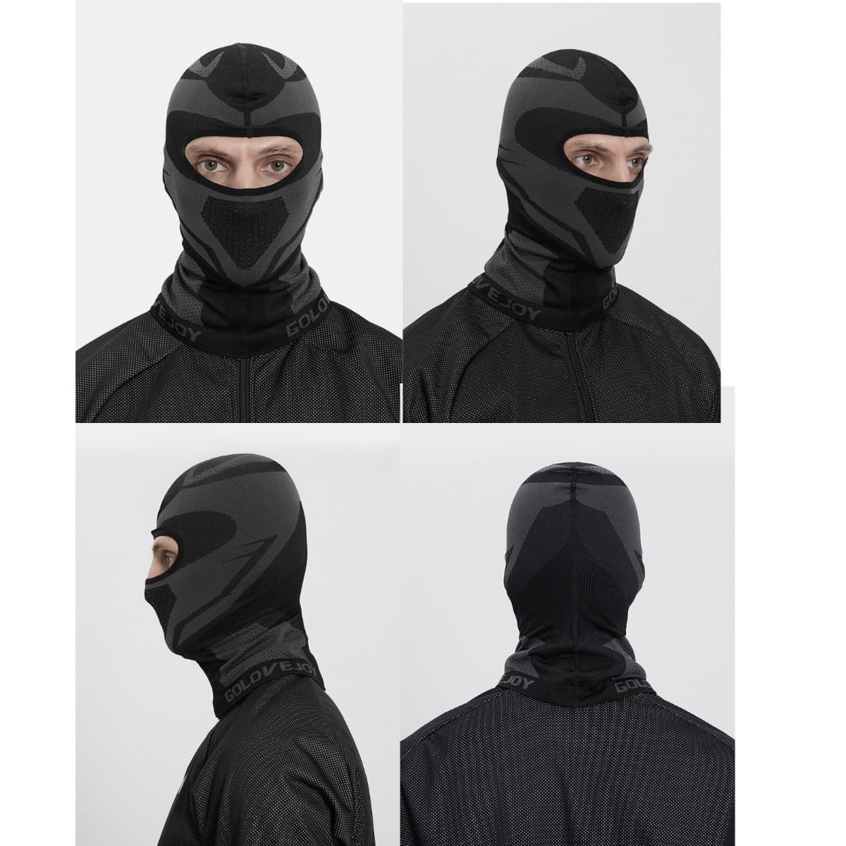 Ski Mask, Balaclava Winter Full Face Mask Thermal Warmer Windproof Breathable Gear -Skiing, Snowboarding, Moto Riding (Medium Style)