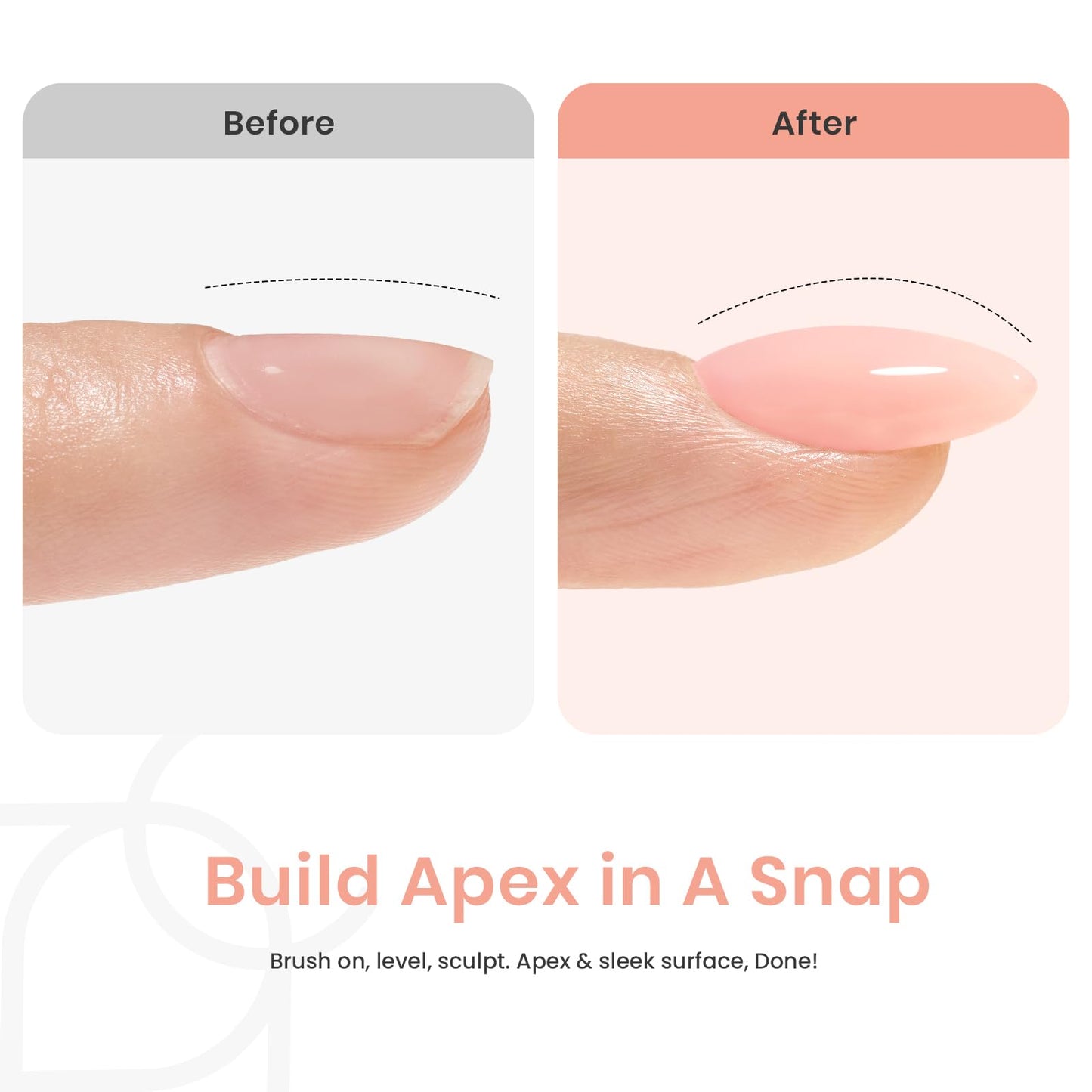 Beetles Builder Gel for Nails, 7 in 1 Nude Pink Builder Strengthener Gel Hard Gel Jelly Gel light pink French Tips Color Building Extension Gel Salon DIY Manicure Nail Art for Women