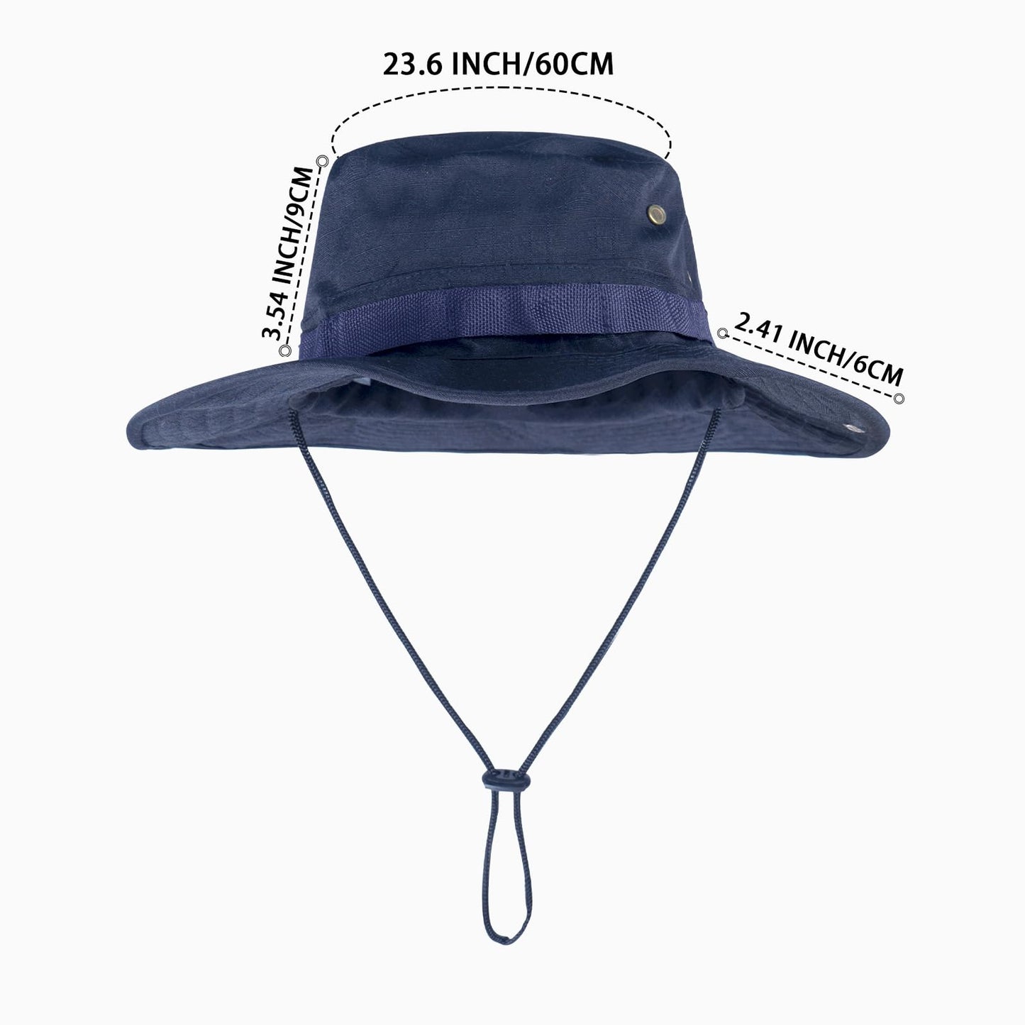 Sun Hats for Men Women Bucket Hat UPF 50+ UV Protection Boonie Hat for Safari Fishing Hiking Garden Beach Navy