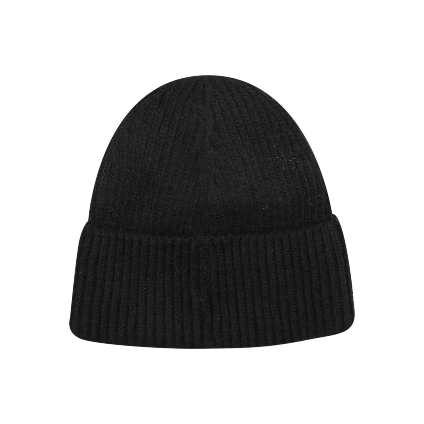 Caviotess Warm Wool Beanie Hats for Women Girls Sparkly Rhinestones Winter Hat Fluffy Knitted Skull Cap Black