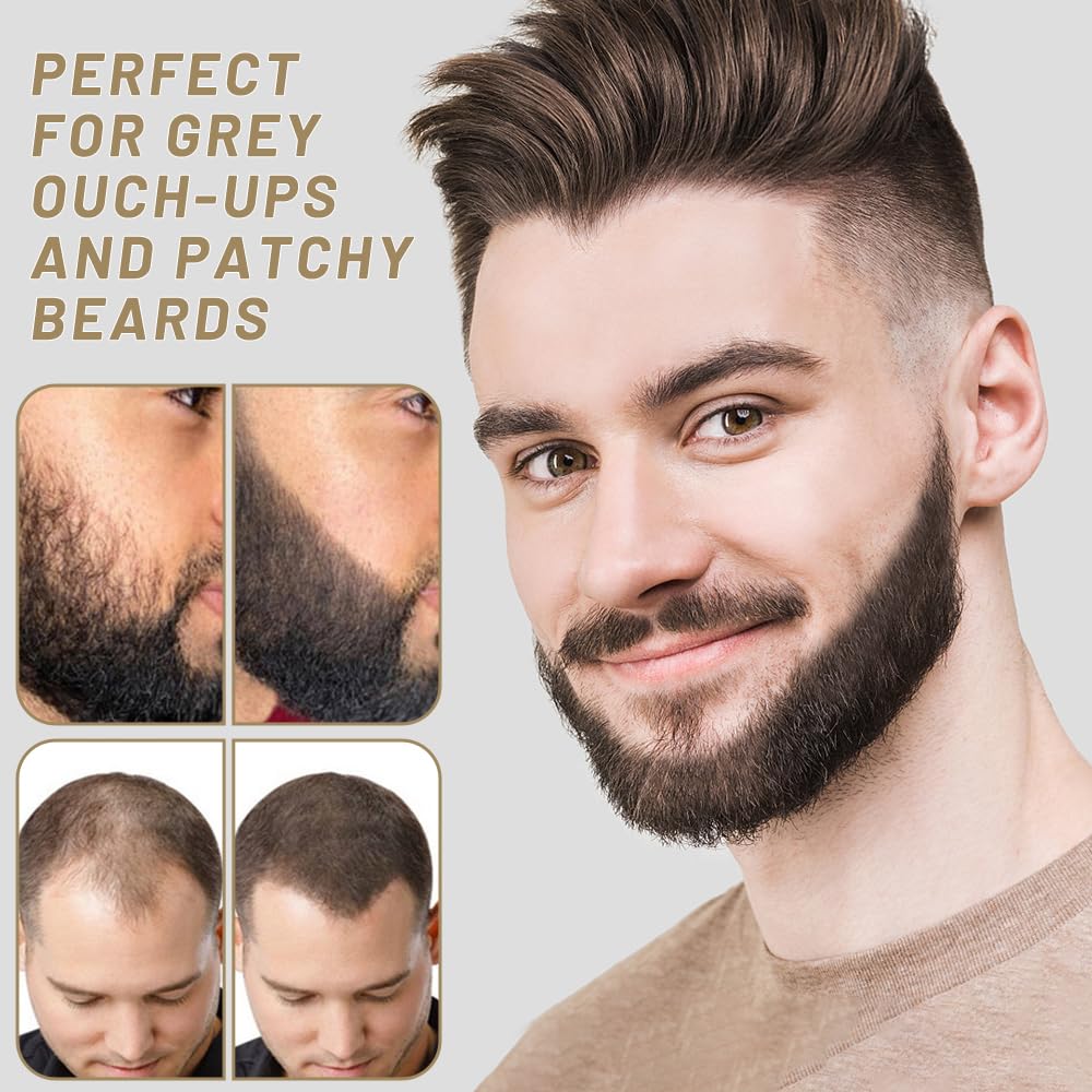 Root Touch Up Hair Powder, Instantly Gray Hair Root Cover Up Hairline Powder, Hair Concealer For Women and Men (A-Brown, 2PC)