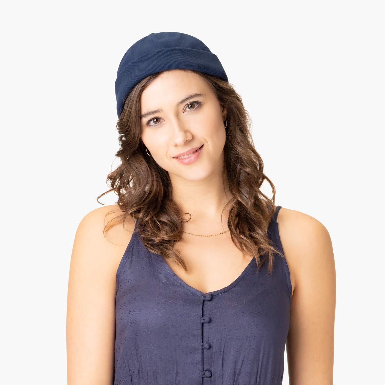 Lipodo Cotton Docker Cap Women/Men red One Size