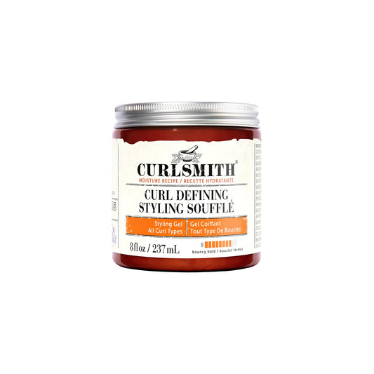 CURLSMITH - Curl Defining Styling Soufflé - Vegan Medium Hold Styling Gel for Wavy, Curly and Coily Hair (8oz)