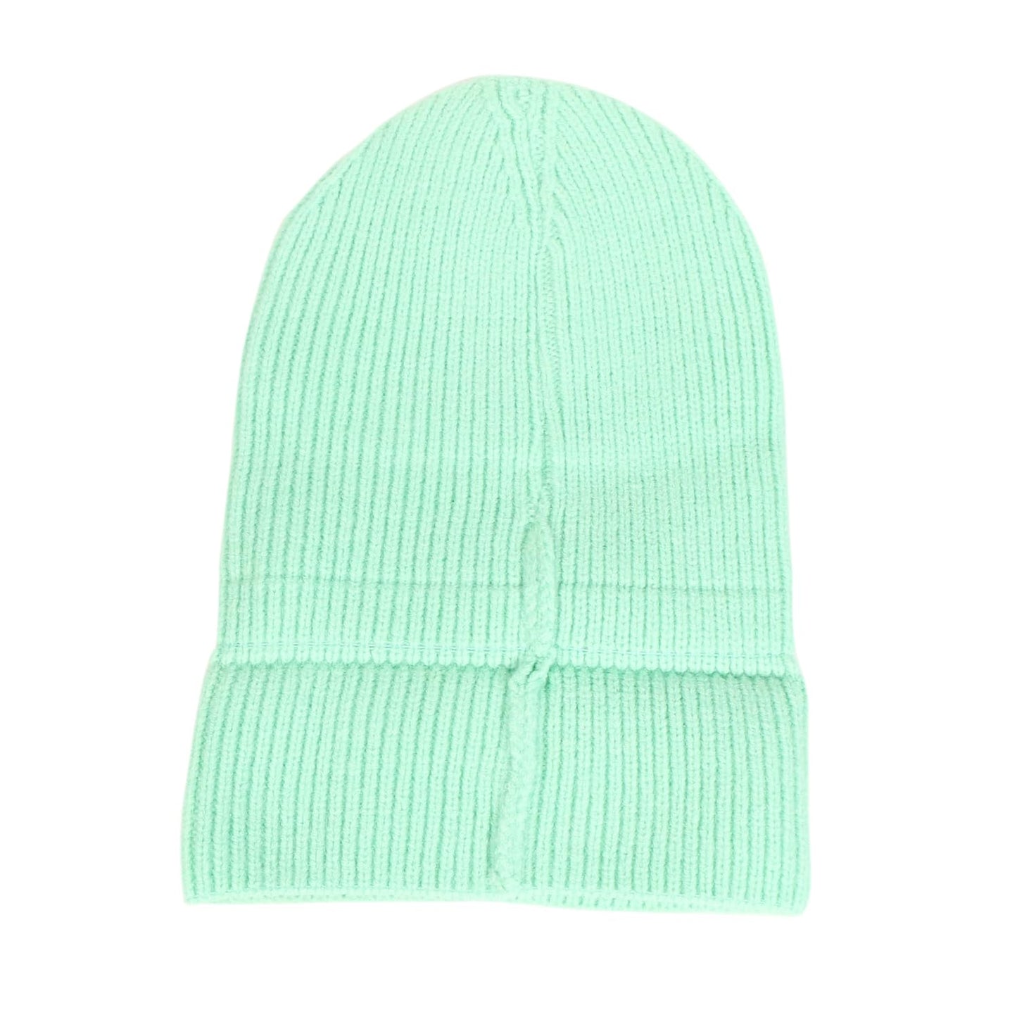 TZ Promise Men Women Plain Color Rib Knitted Beanie Winter Hat Warm Stretchable Mint Green