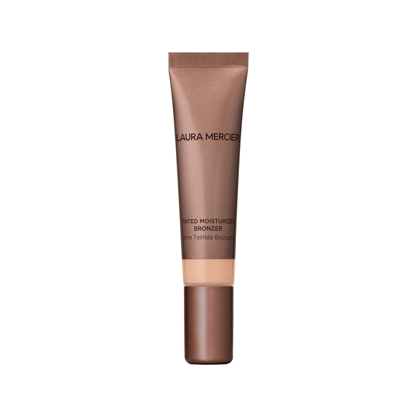 Laura Mercier Tinted Moisturizer Bronzer: Long Lasting Sheer Cream Bronzer, Weightless, Buildable Coverage, 12 HR Hydrating Wear, Non-Comedogenic, 6 Shades for All Skin Tones, Sunshine
