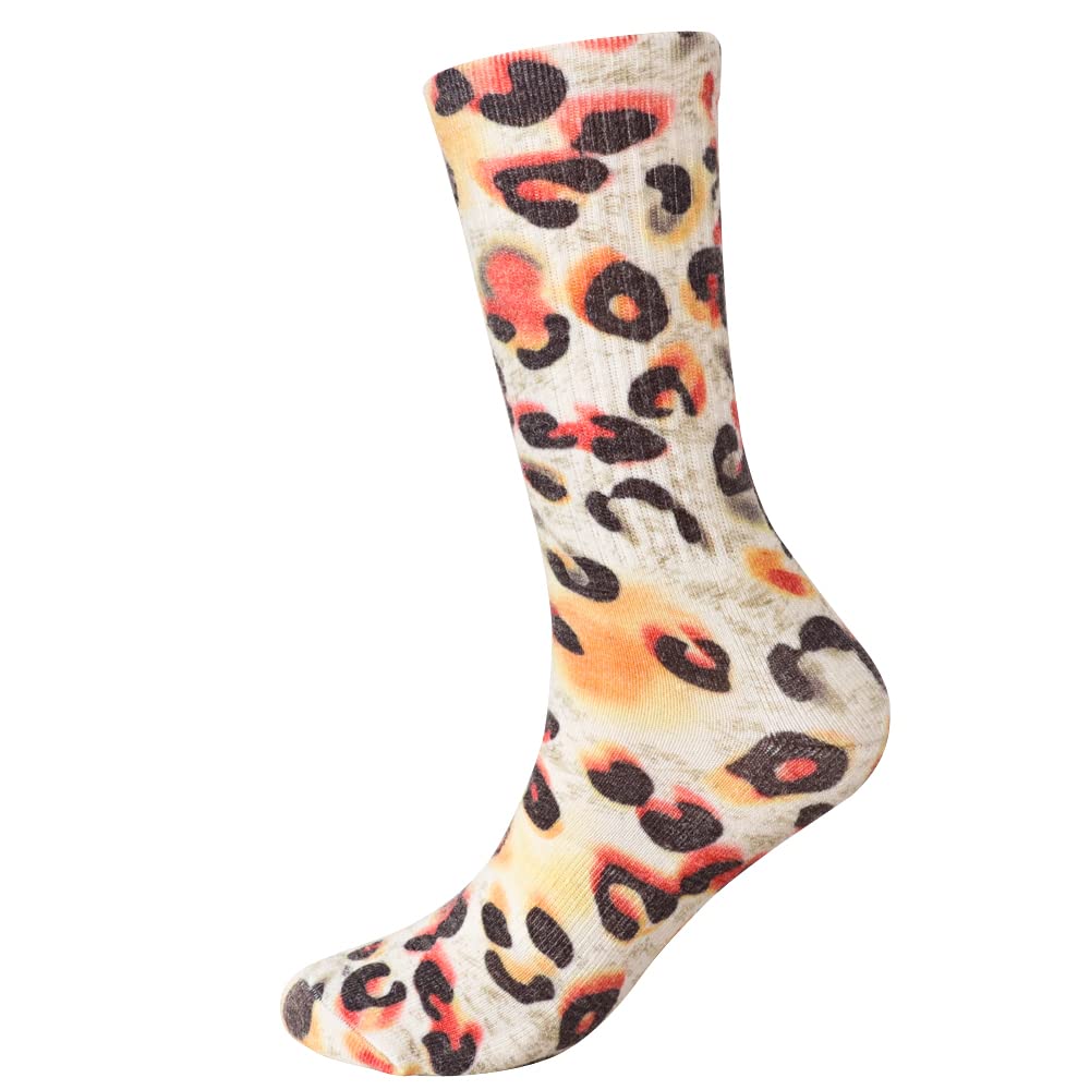 EnerWear 4 Pack Women's Merino Wool Outdoor Hiking Trail Crew Sock (US 9-11, 3D Color 1)