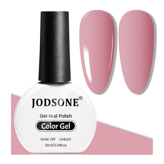 JODSONE 10ML Gel Nail Polish Dusty Roses Gel Polish Manicure LED UV Soak Off Curing for Home Salon Nail Art DIY Lady Roses Polish