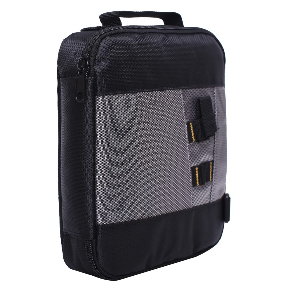 Raprance Fishing Lure Bag Baits Tackle Binder Organizer Storage Plastic Bag (Black)