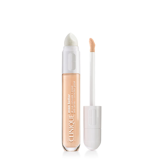 Clinique Even Better All-Over Full Coverage Concealer + Eraser For Dark Circles | Hydrating, Brightening + Depuffing, Stone, 0.2 Fl Oz
