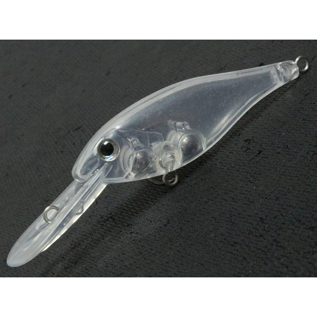 wLure 10 Blank Unpainted Minnow Crankbait Topwater Lipless Jerkbait Fishing Lures (UPC187P10)