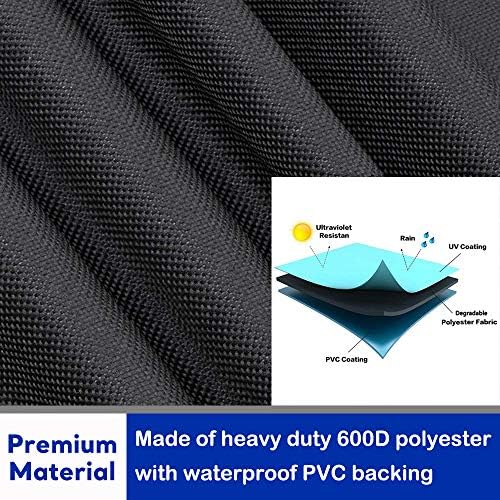 Uniflasy 65 Inch Outdoor Grill Cover for Nexgrill BBQ Cover for Weber Charbroil Kenmore Brinkmann Dyna-Glo Grills, Heavy Duty Waterproof, Special Fade and UV Resistant Material 600 D Polyester