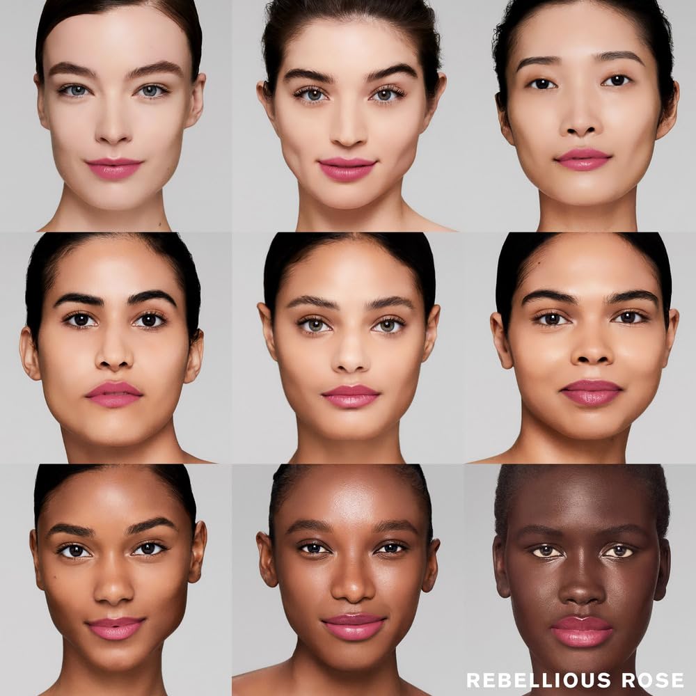 Estée Lauder Pure Color Long-Lasting Cream Lipstick with Cream Finish | Plumping & Nourishing, 420 Rebellious Rose