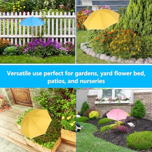 Plant Umbrellas for Outdoor Plants, Garden Umbrella Shade for Potted Plants and Garden Beds, Provide Shade to Defend Plants From Blazing Sun