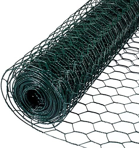 YARDGARD US Title 308452B Poultry Netting Fence 2 Foot x 25 Foot, Color-Green