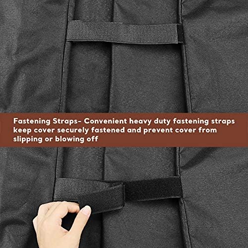 Uniflasy 65 Inch Outdoor Grill Cover for Nexgrill BBQ Cover for Weber Charbroil Kenmore Brinkmann Dyna-Glo Grills, Heavy Duty Waterproof, Special Fade and UV Resistant Material 600 D Polyester