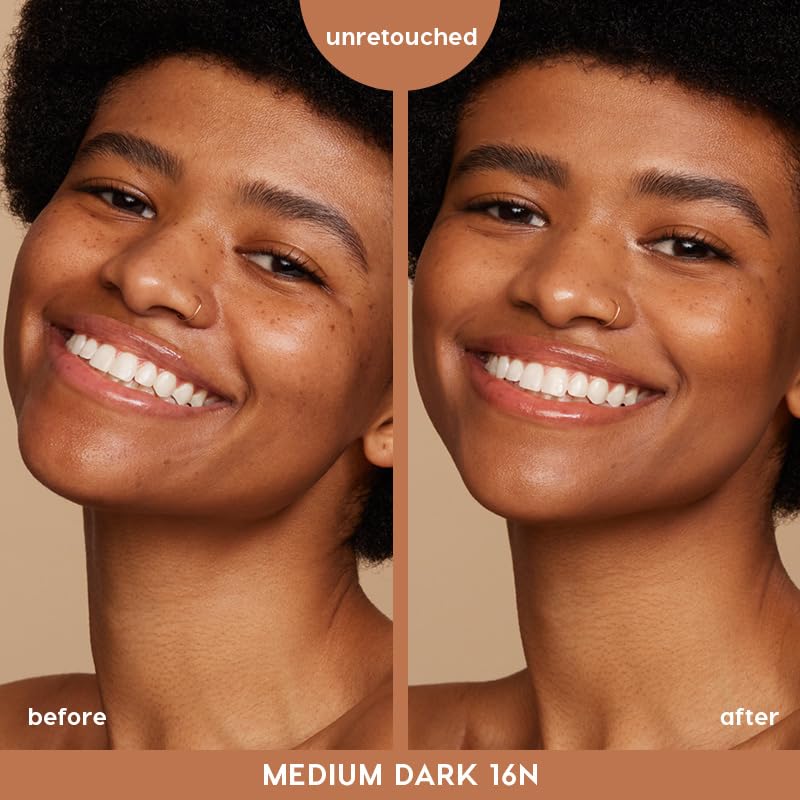 ColourPop Pretty Fresh Tinted Moisturizer - Hydrating Skin Tint with Lightweight Coverage - Formulated with Hyaluronic Acid & Coconut Water for Healthy-Looking Skin - Med Dark 13W (1.45 oz)