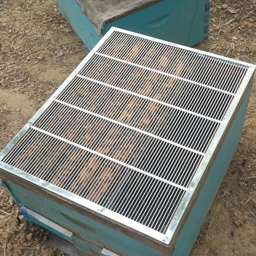 witbee 4Pcs Metal Queen Excluder for 10 Frame Beehive Metal Queen Bee Excluder Beekeeping Queen Excluders Beekeeping Tools