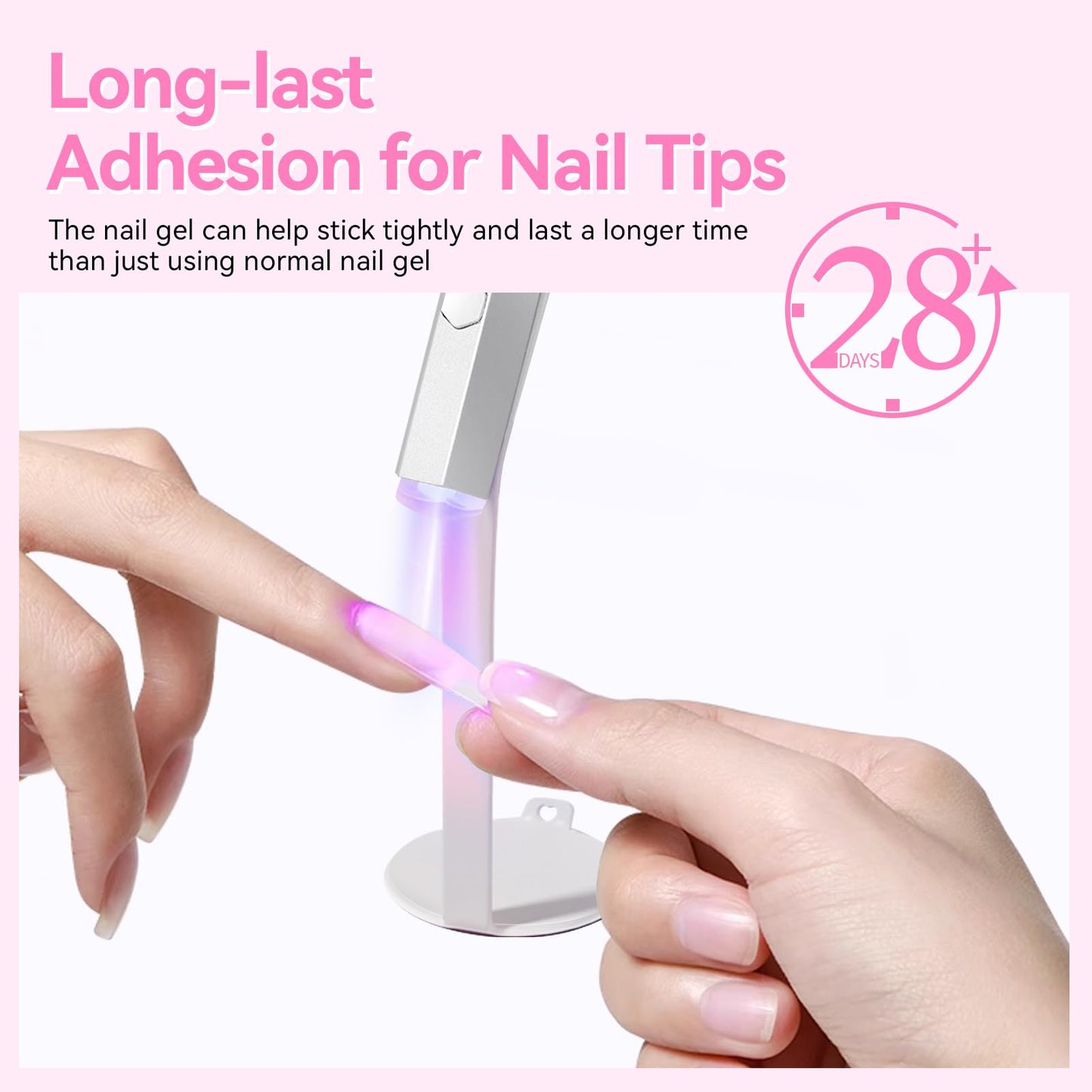Born Pretty Nail Glue for Tips, 6 in 1 Gel Nail Extension Gel,Blooming Gel,Base Gel Top Coat,Builder and Strengthener Gel for Nail Art Design