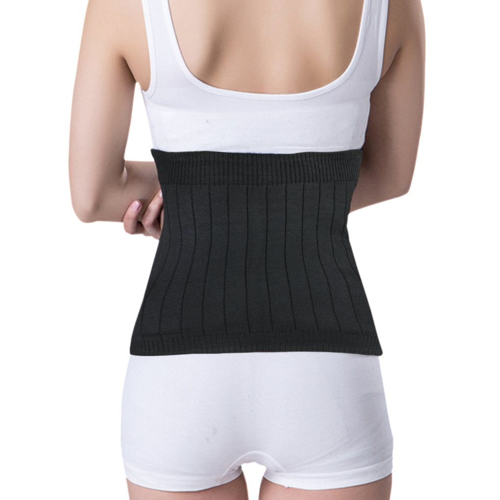 Soft Body Warmer Lower Back Belly Waist Band Binder Kidney Warmer Wrap Christmas Winter Gift for Men Women Elder