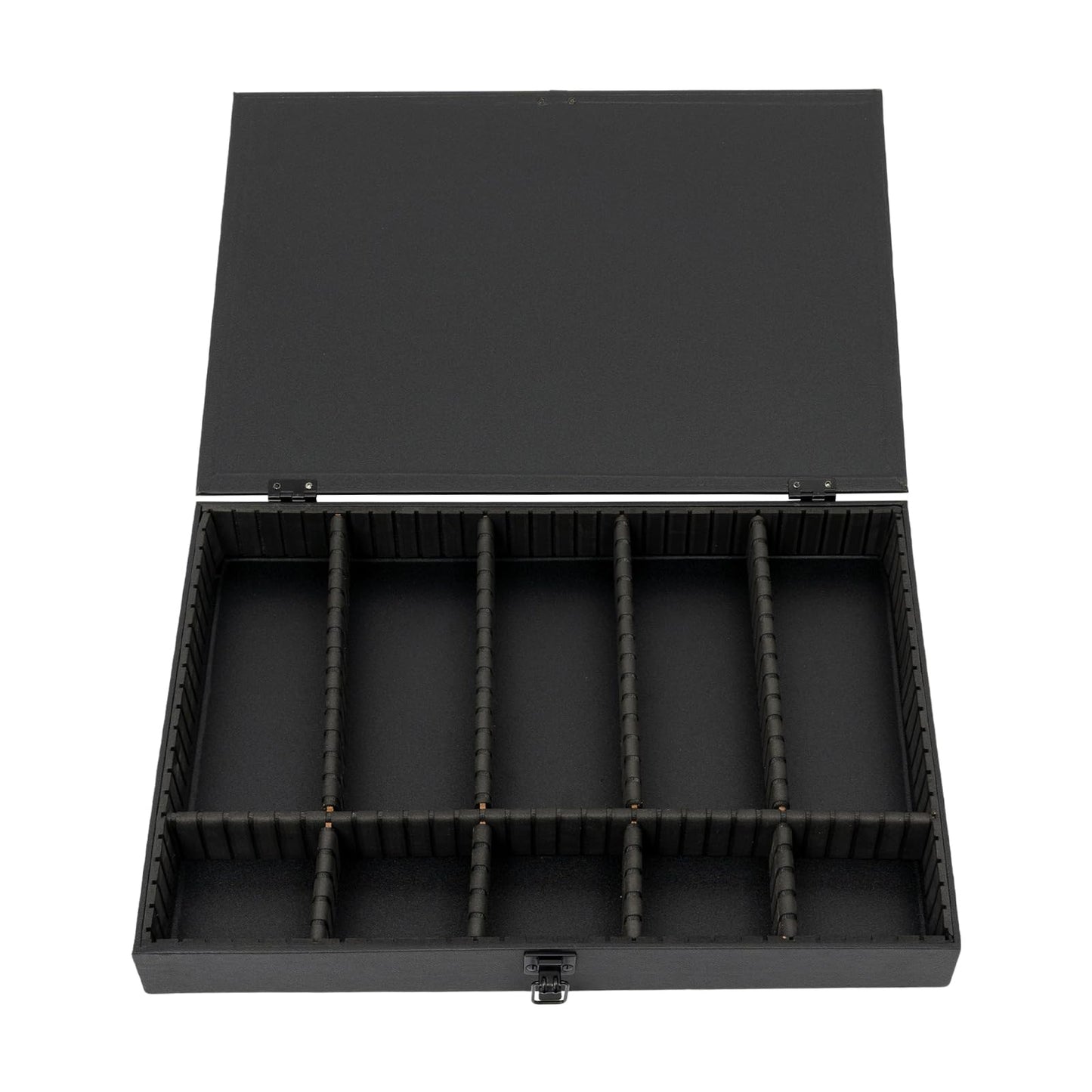 CRYBY Barber Case, Rectangular Travel Carrying Case with 4 Support Legs, Professional Hairdresser Tool Box Organizer, Adjustable Height 18.11-31.5In