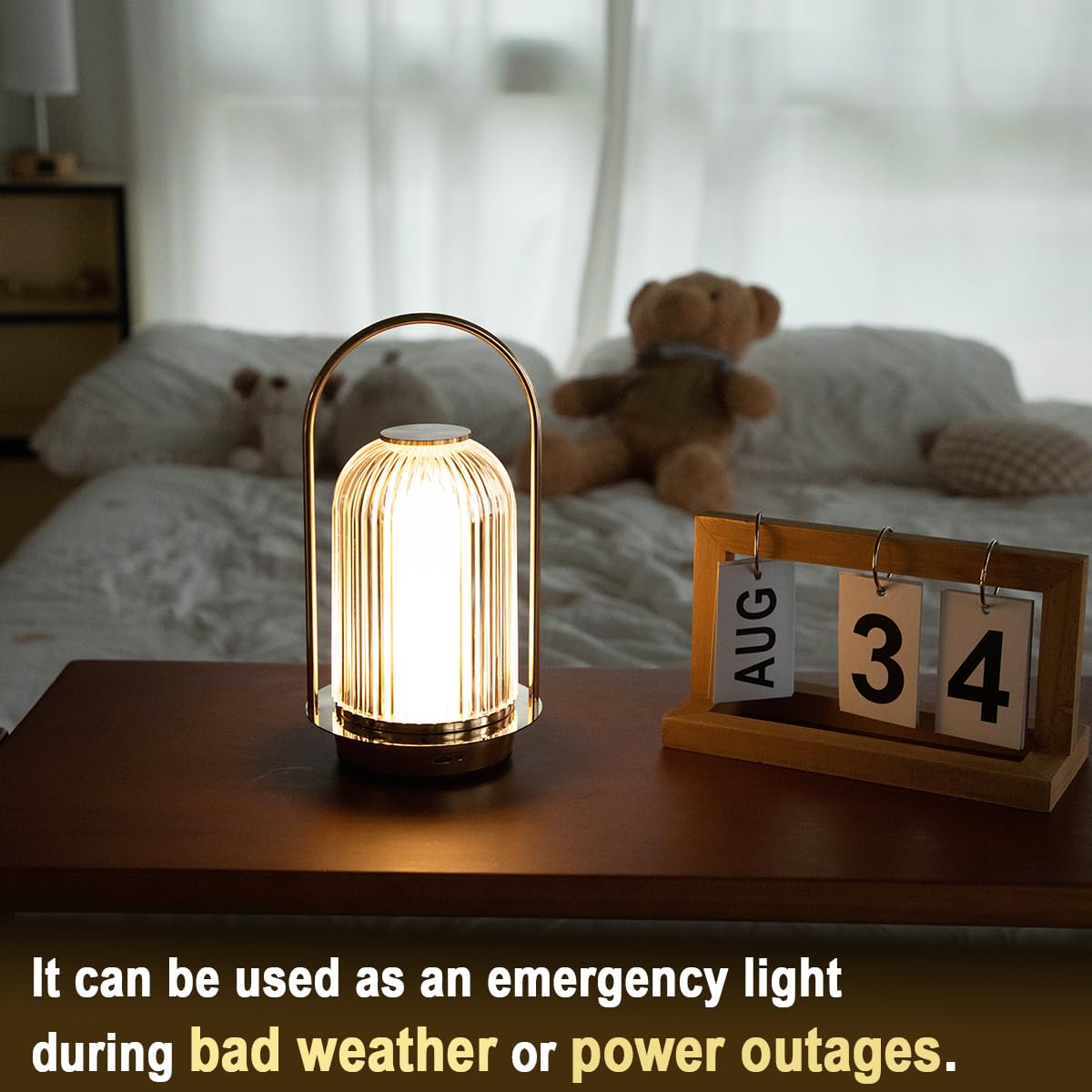 HEQET Cordless Table Lamp Shower Lamp,Night Light for Livingroom, Bedroom,Kidsroom,Outdoor,Restaurant,Nightstand, Wireless Rechargeable Dimmable