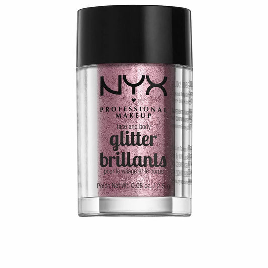 NYX PROFESSIONAL MAKEUP Face & Body Glitter, Rose