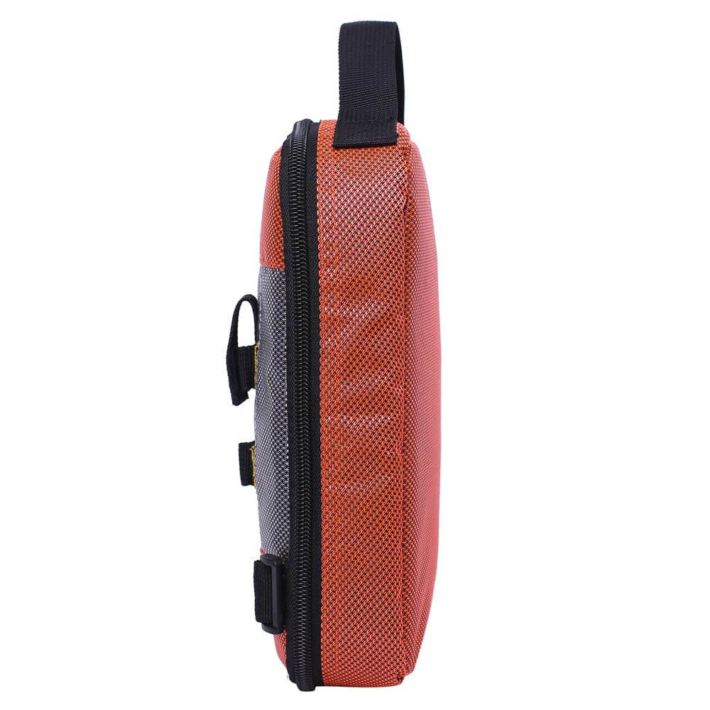 Raprance Fishing Lure Bag Baits Tackle Binder Organizer Storage Plastic Bag(Orange)