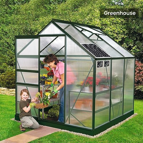 SUNYIMA Solar Panel Fan Kit, 12W Weatherproof Solar Panel with DC Fan for Small Chicken Coops, Greenhouses, Sheds,Pet Houses, Window Exhaust (Dual Fan)