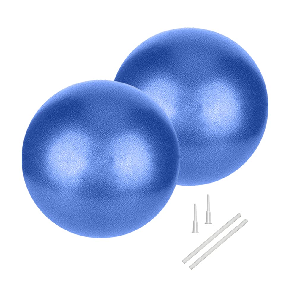 Small Pilates Ball, Therapy Ball, Mini Workout Ball, Core Ball, 9 Inch Small Exercise Ball, Mini Bender Ball, Pilates, Yoga, Workout, Bender, Core Training and Physical Therapy, Improves Balance