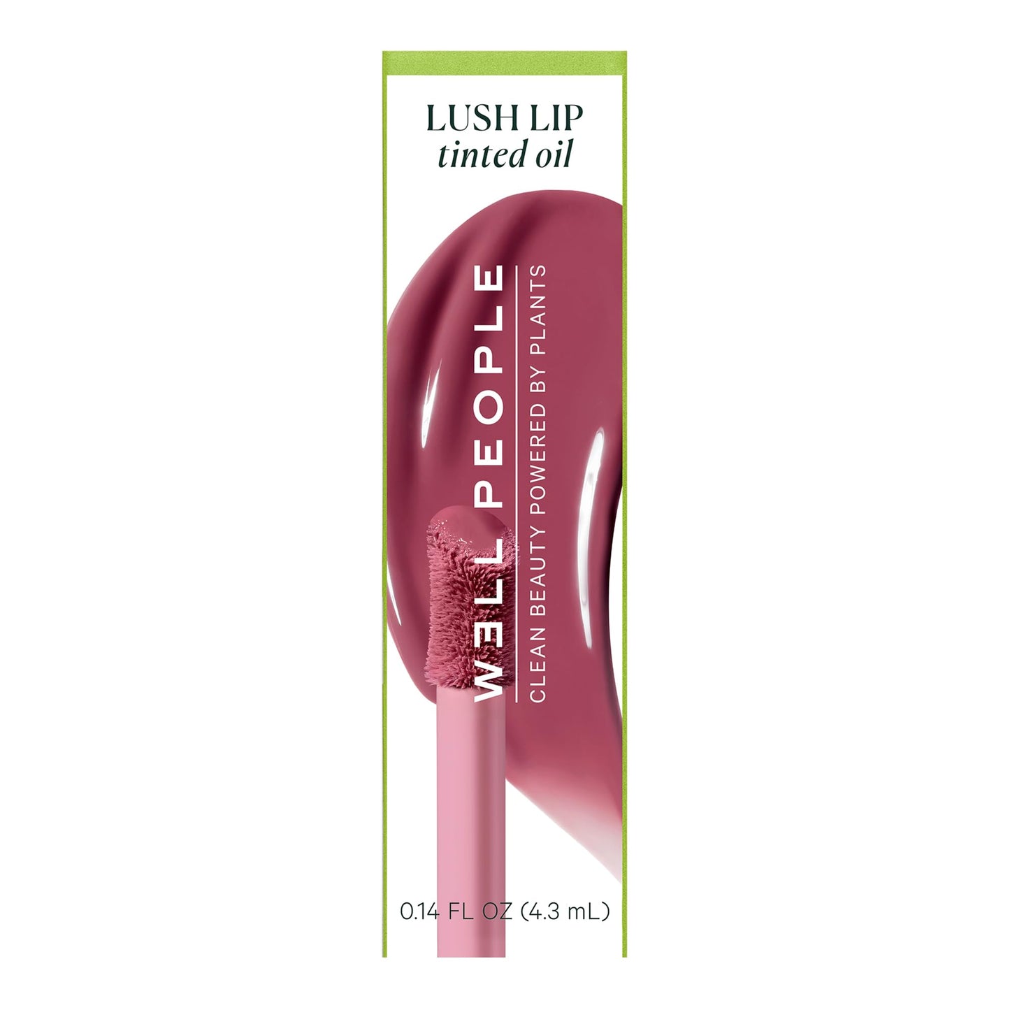 Well People Lush Lip Tinted Oil, Moisturizing Lip Oil For Nourishing & Conditioning Lips, Adds Sheer Color, Vegan & Cruelty-free, Dusty Rose