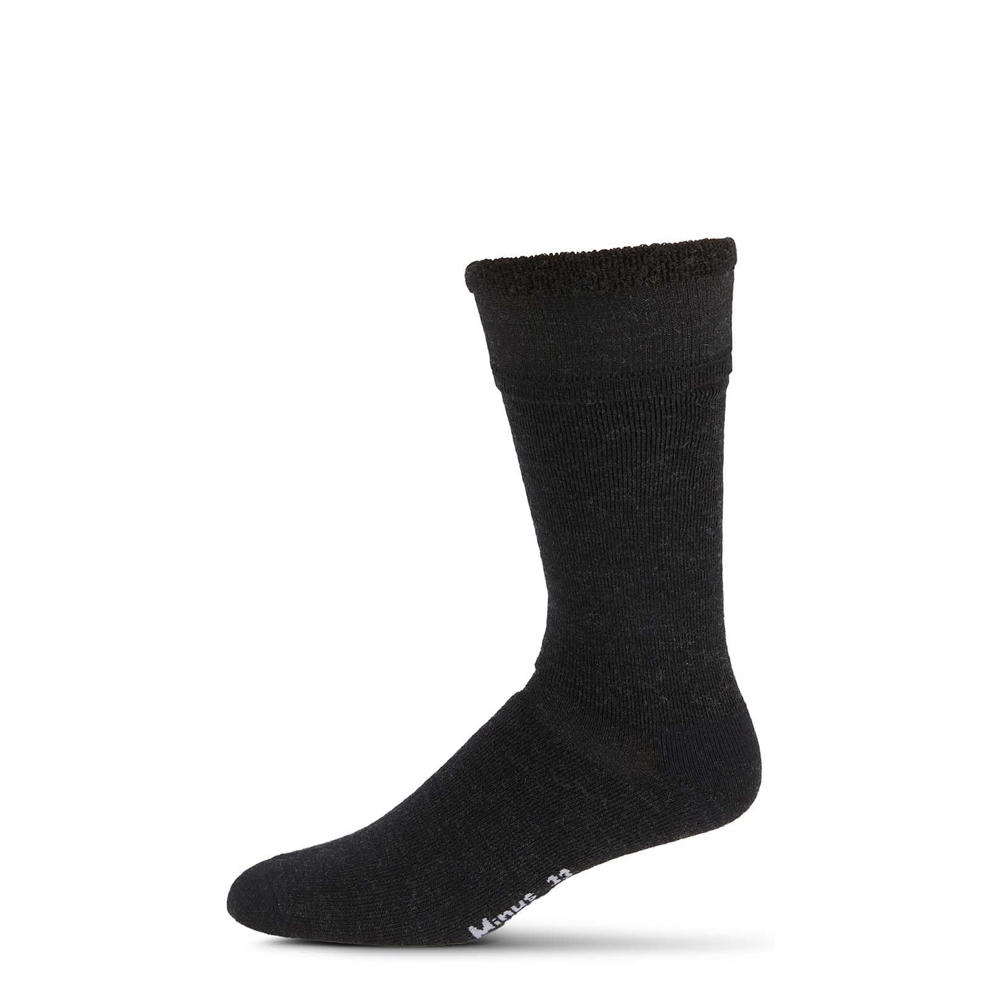 Merino Wool Ski and Snowboard Sock Black Medium
