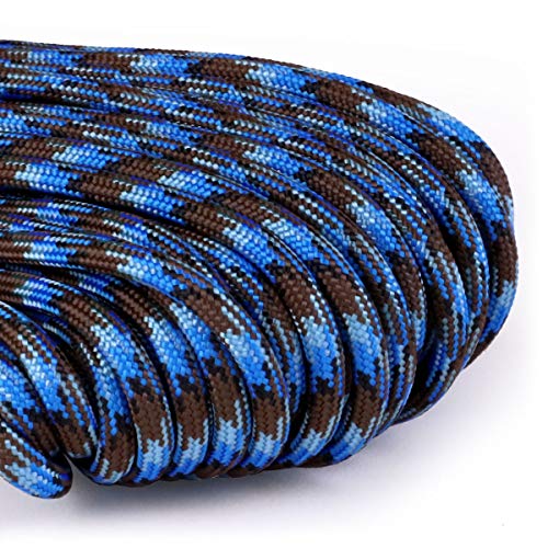 Atwood Rope MFG 550 Paracord 100 Feet 7-Strand Core Nylon Parachute Cord Outside Survival Gear Made in USA | Lanyards, Bracelets, Handle Wraps, Keychain (Pink)