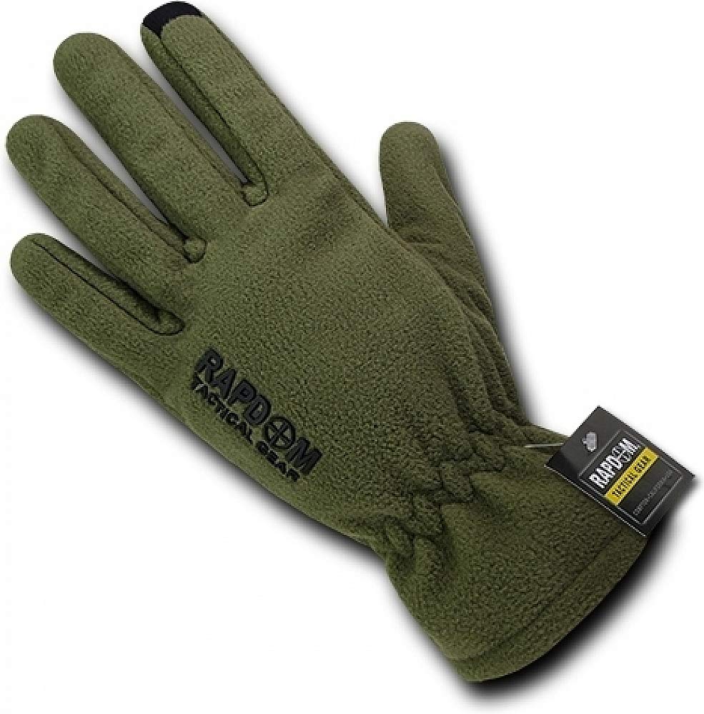Rapdom Tactical Breathable Fleece Gloves, Olive Drab, X-Large