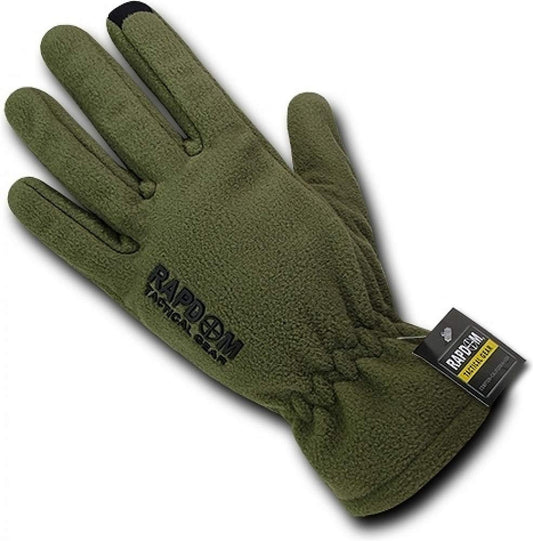 Rapdom Tactical Breathable Fleece Gloves, Olive Drab, X-Large