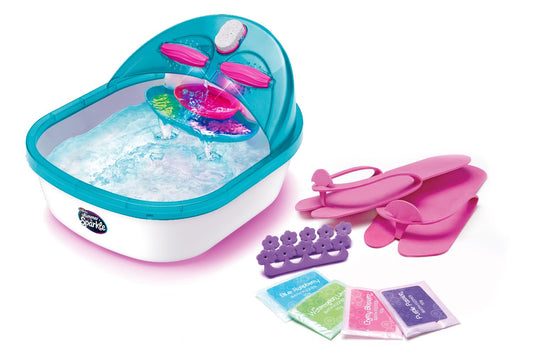 Shimmer ‘n Sparkle 6-in-1 Real Massaging Foot Spa for Kids
