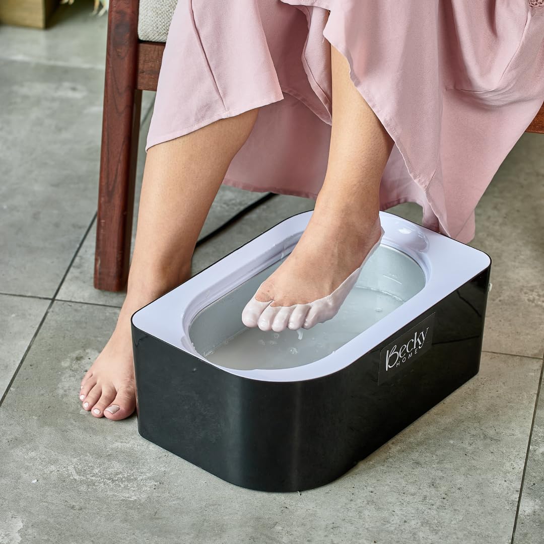 Becky Home 6lb Vanilla Scented Paraffin Wax, Paraffin Wax for Hand and Feet, Use with any Paraffin Wax Machine for Hand and Feet, Paraffin Wax Refills for Paraffin Baths, Parrafin Wax Blocks