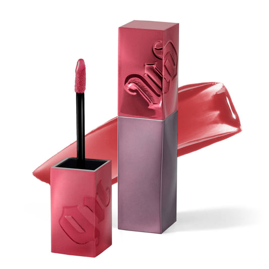 Urban Decay Vice Lip Bond Glossy Longwear Liquid Lipstick (PDA - Medium Brick Red), Transfer-proof, Smudge-proof, Up to 16HR Wear, Vegan, Cruelty-free - 0.14 fl oz