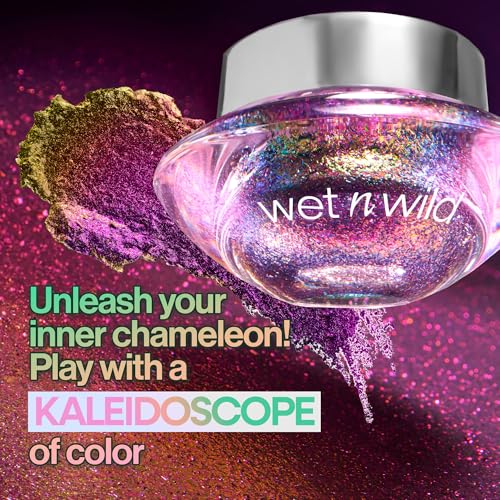 wet n wild Chameleon Chrome Eyeshadow Foil, Multi-Chromatic Light-Reflecting Pigments, Self-Adhering & High-Impact Color, Long-Lasting & Blendable Formula, Cruelty-Free & Vegan - Matrix Moves