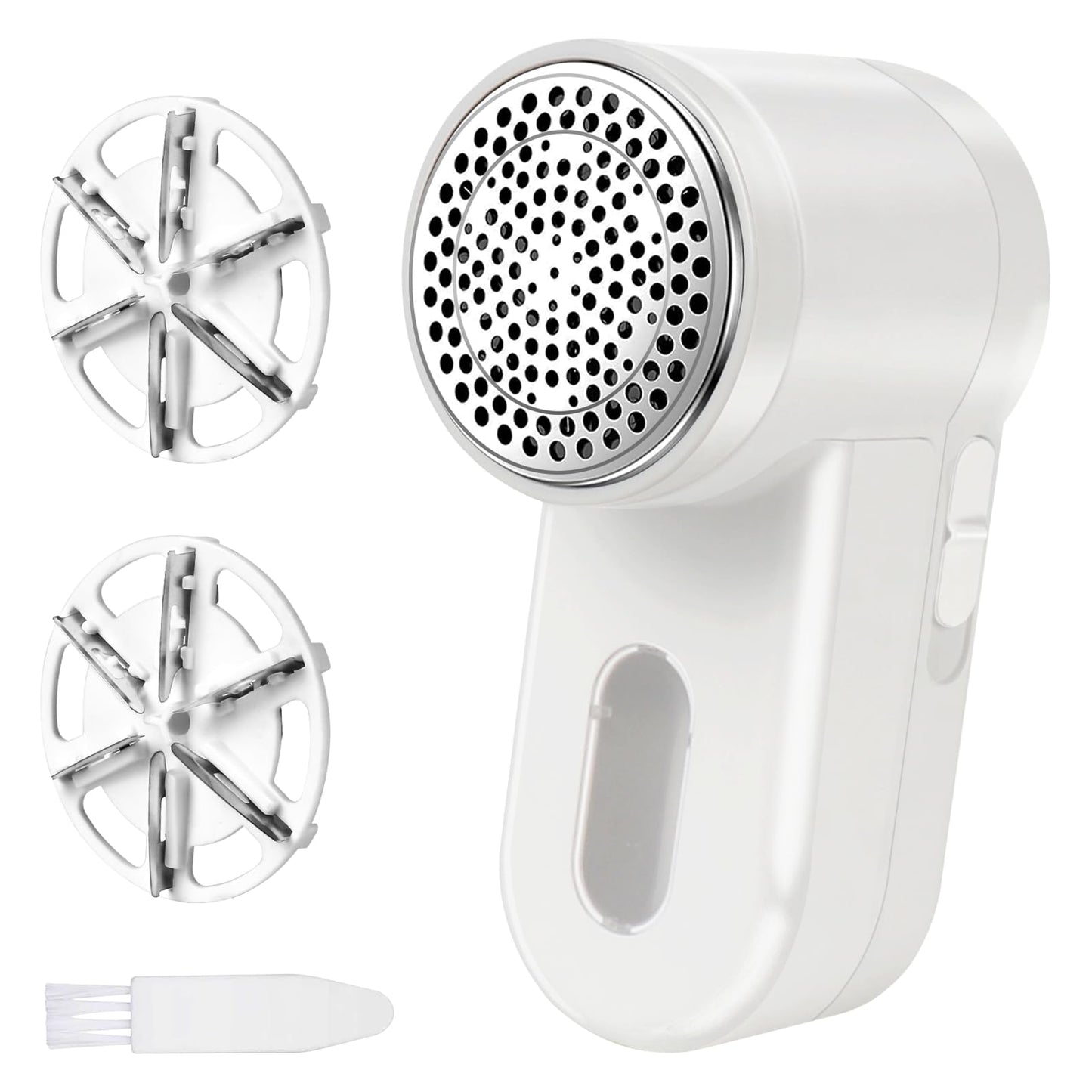 Z-TIISON Electric Lint Remover, Portable Fabric Shaver Defuzzer with 6-Leaf Blades, Dual Protection, Removable Bin, Quickly Remove Fuzz, Lint Balls, Pills, Bobbles from Clothes, Couch&Carpet