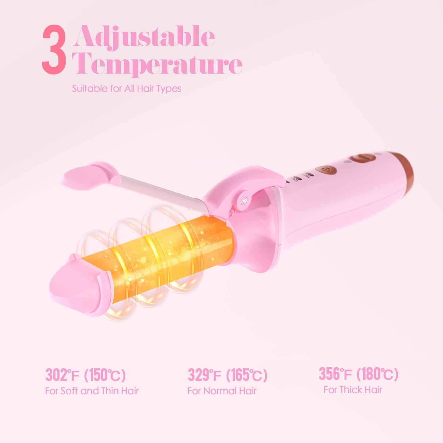 Bestauty Small Cordless Curling Iron 1 inch, Mini Dual Purpose Curling/Flat Iron - Hair Straightener and Curler 2 in 1, Rechargeable Wireless Travel Hair Curling Iron for Short Hair (Pink)